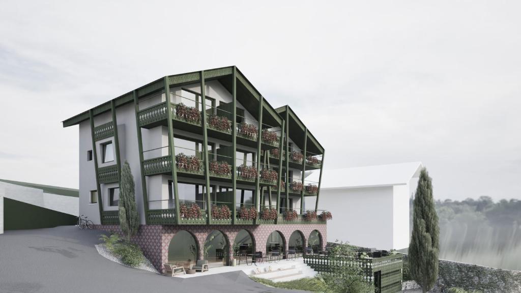Výhled na řeku, která protéká v blízkosti hotelu
