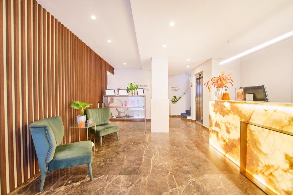 Vstupní hala nebo recepce v ubytování Hotel Moon & Sun Braga