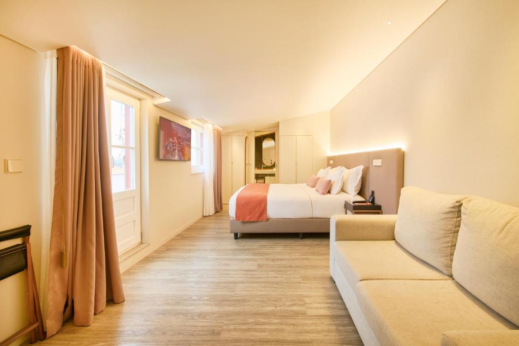 Posezení v ubytování Hotel Moon & Sun Braga
