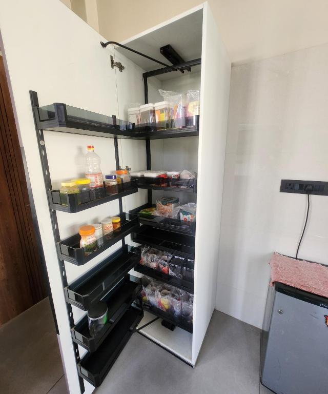 Kuchyň nebo kuchyňský kout v ubytování JK House
