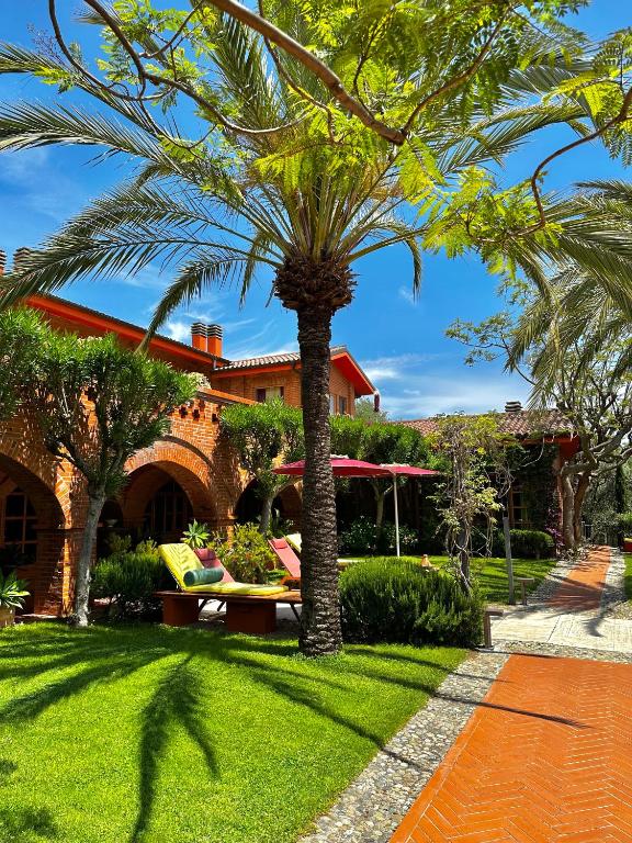 Zahrada ubytování Relais San Damian