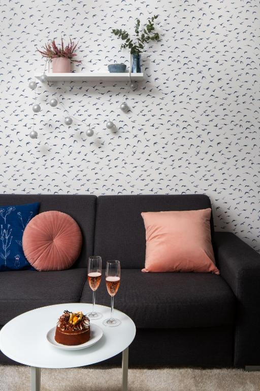 Posezení v ubytování Zelný Trh Boutique Apartments #11 by Goodnite cz