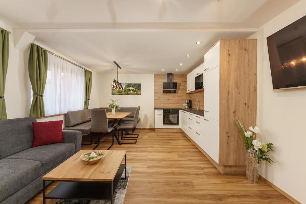 Kuchyň nebo kuchyňský kout v ubytování Stögergut by Schladming-Appartements