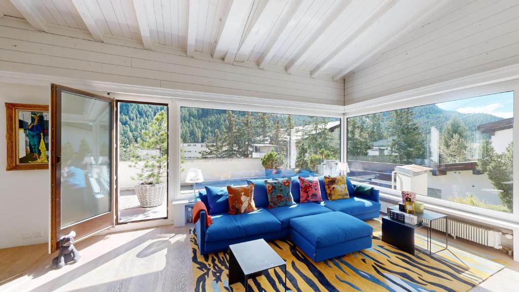 Χώρος καθιστικού στο Apartment Crasta