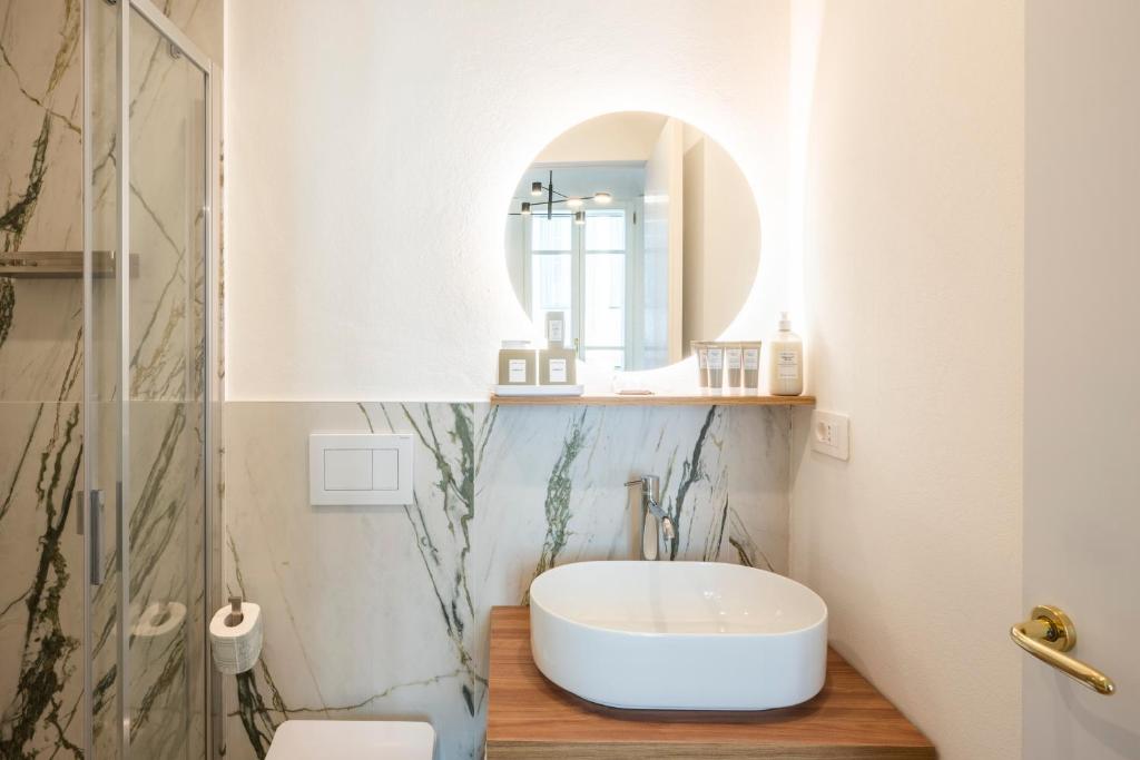 Koupelna v ubytování Palazzo Garibaldi Parma Luxury Rooms & Suites