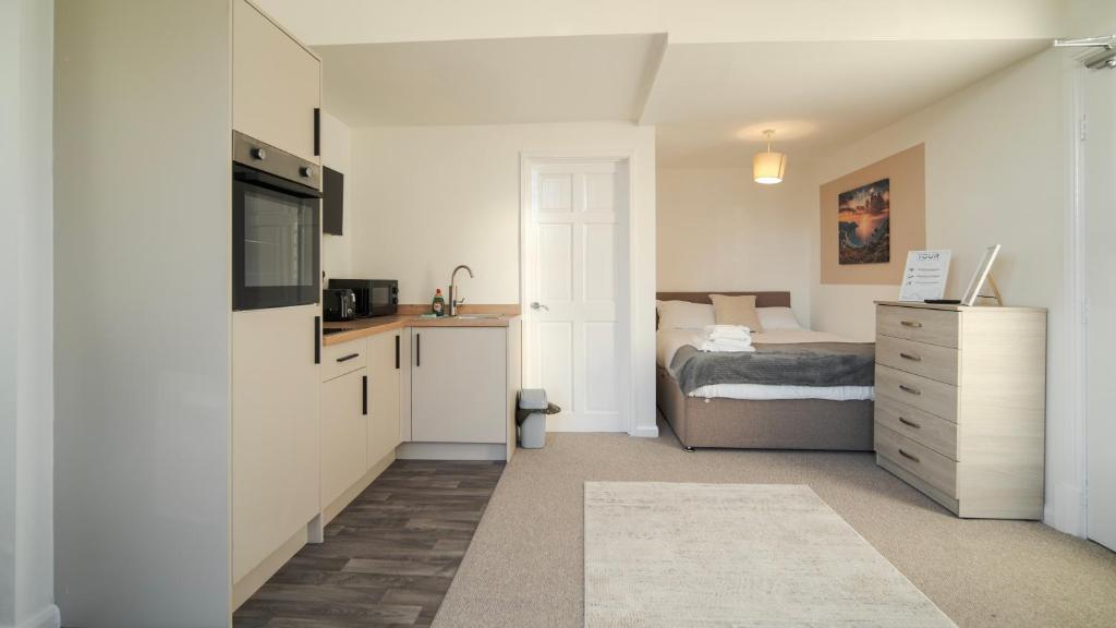 Køkken eller tekøkken på YSS The Church 2 Apartments