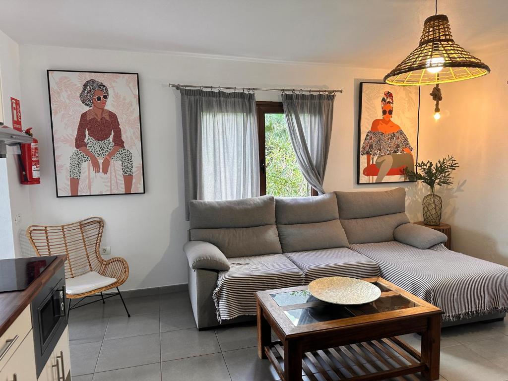 Posezení v ubytování Apartamentos Finca Wapa