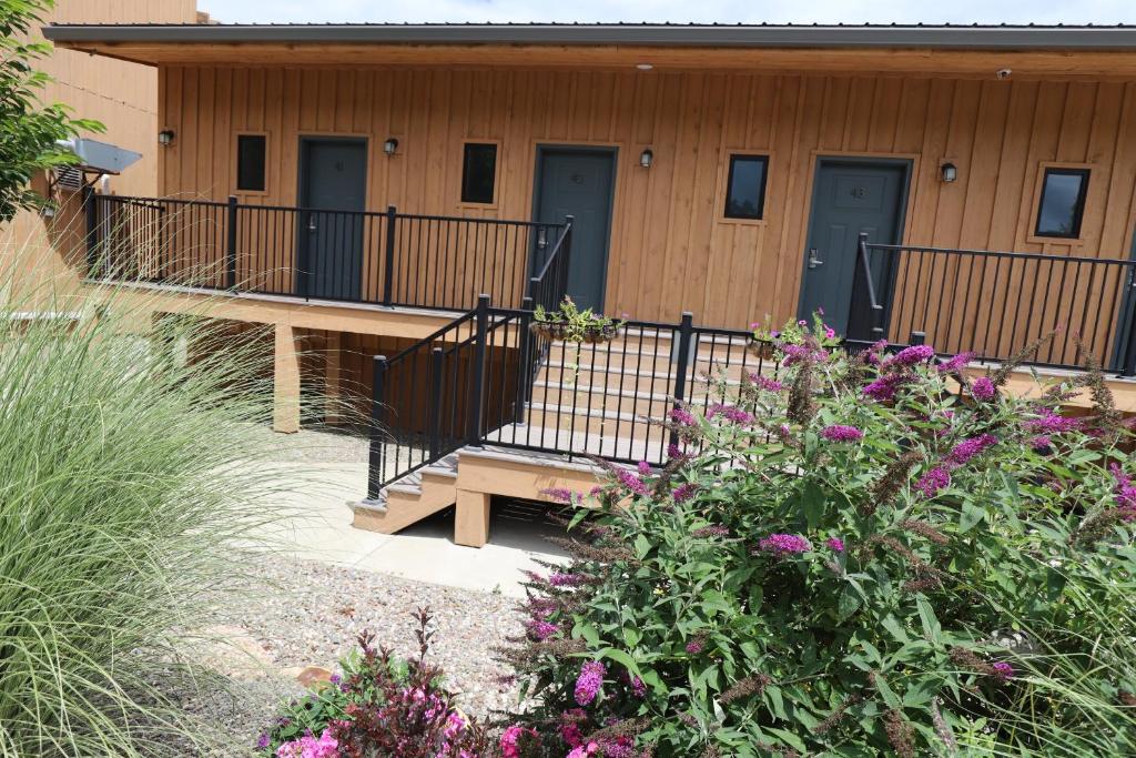 Balkón nebo terasa v ubytování Lakeside Resort