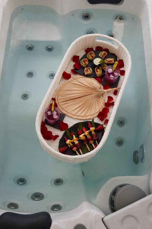 Lázně a/nebo wellness v ubytování Absolute Paradise Santorini