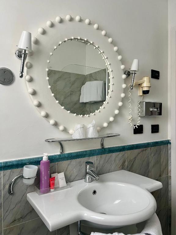 Koupelna v ubytování Hotel Fenix