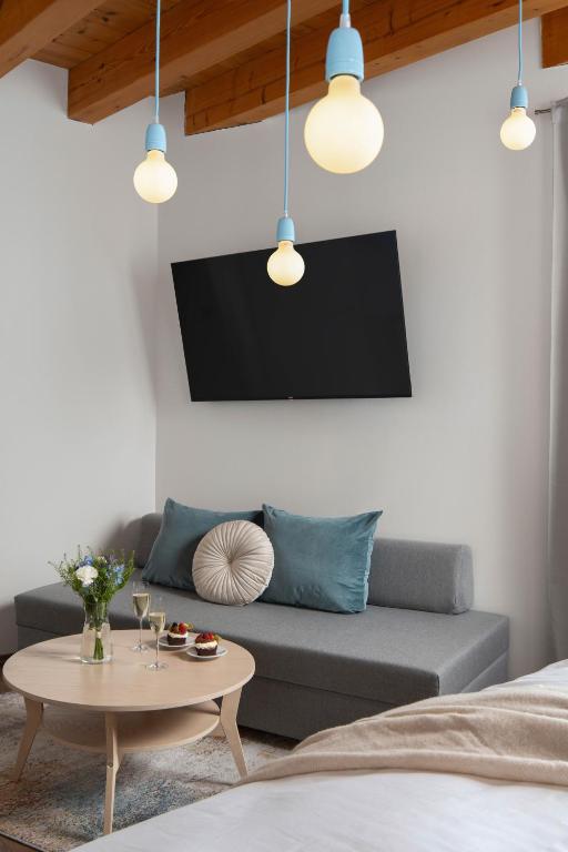 Posezení v ubytování Zelný Trh Boutique Apartments #11 by Goodnite cz