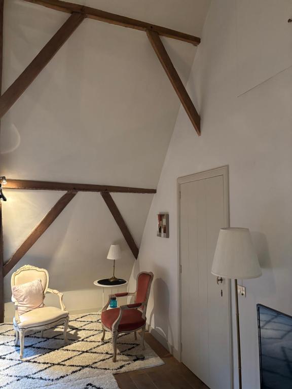 Posezení v ubytování Hamiora wellness B&B