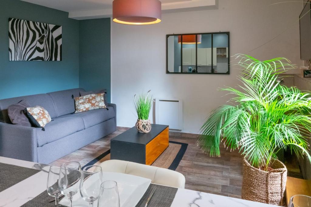 Appartement classé 3 étoiles - Canohès - 带花园的公寓