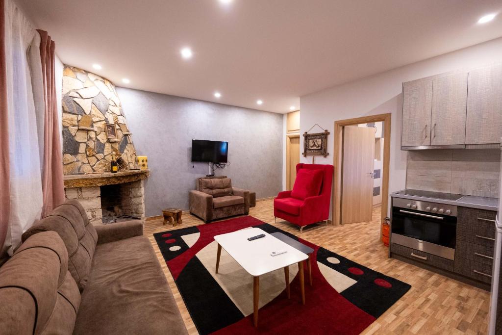 Η κουζίνα ή μικρή κουζίνα στο Relax villa