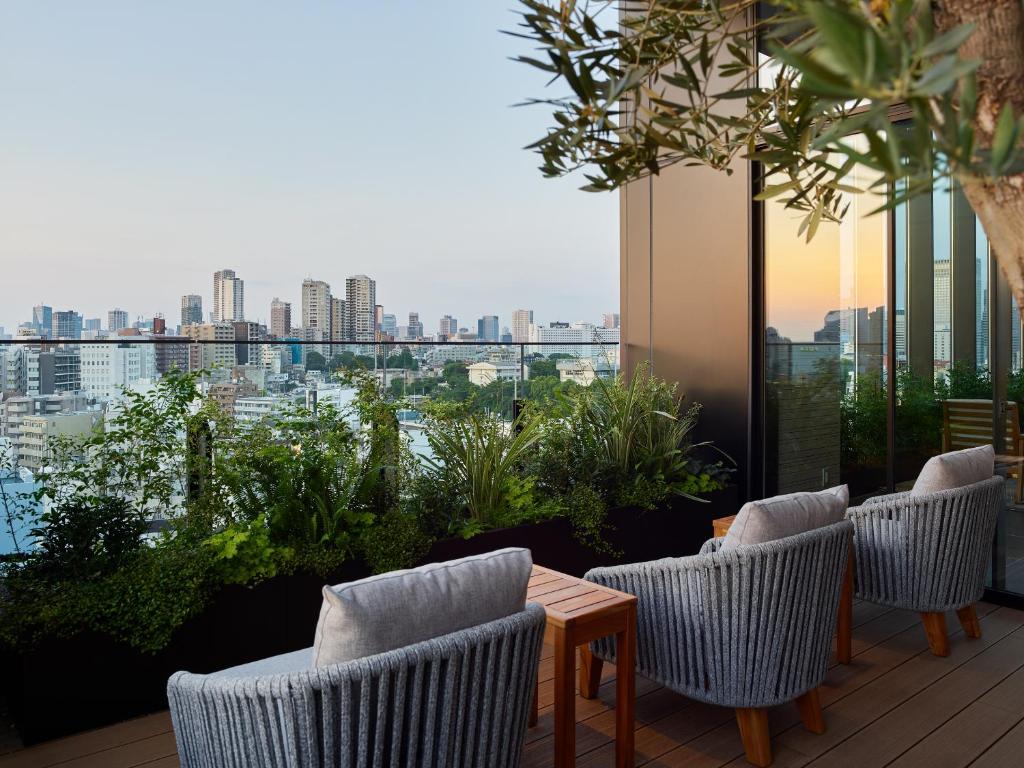 Balkón nebo terasa v ubytování Mitsui Garden Hotel Gotanda - Tokyo