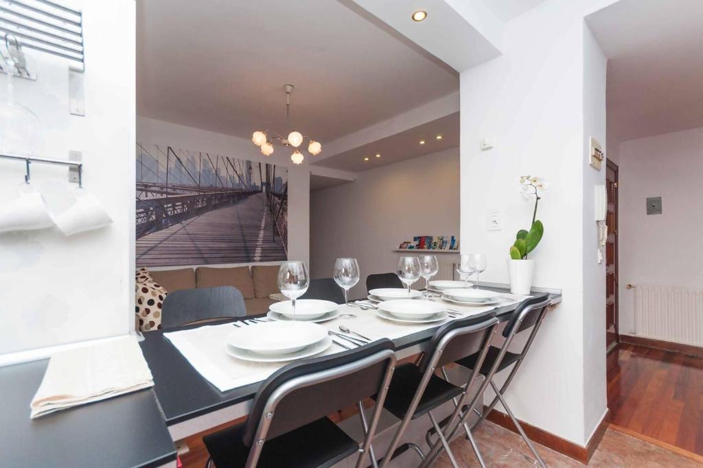 Apartamento con parking privado cerca de Zurriola