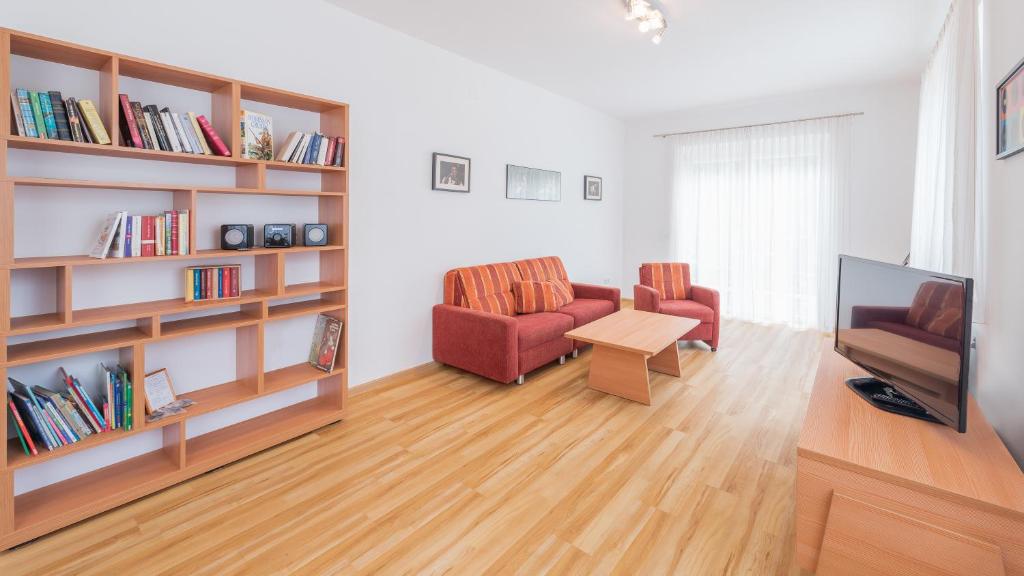 Posezení v ubytování Aparthotel Klopeinersee