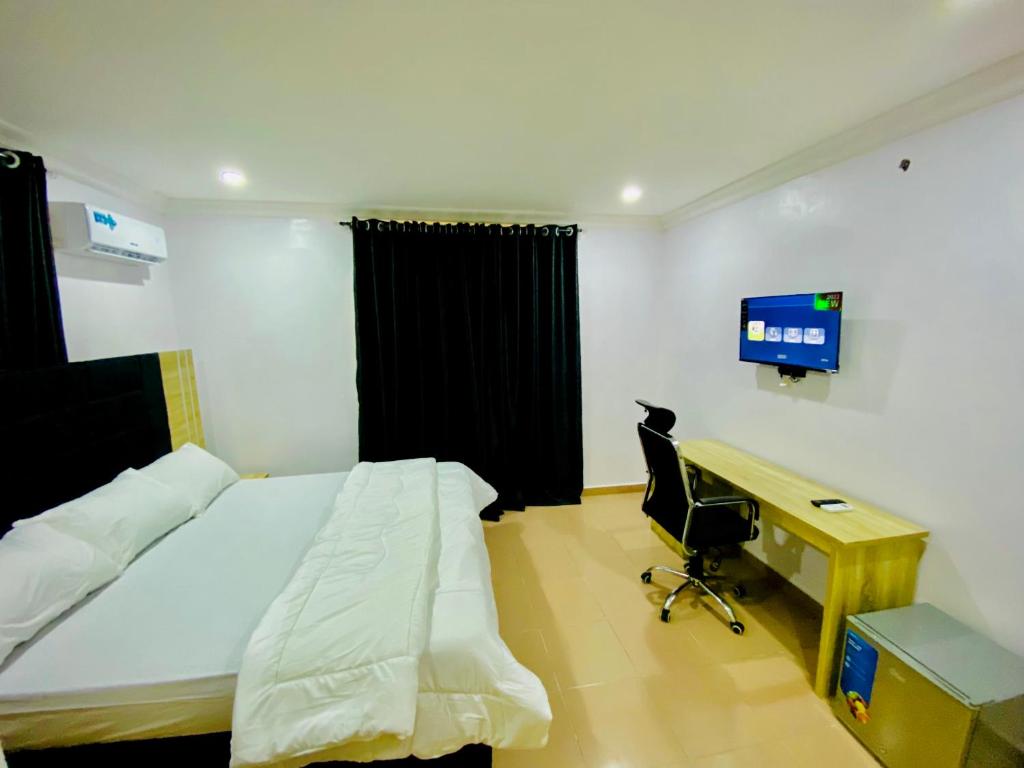 TV a/nebo společenská místnost v ubytování Lagos Peninsula Homes