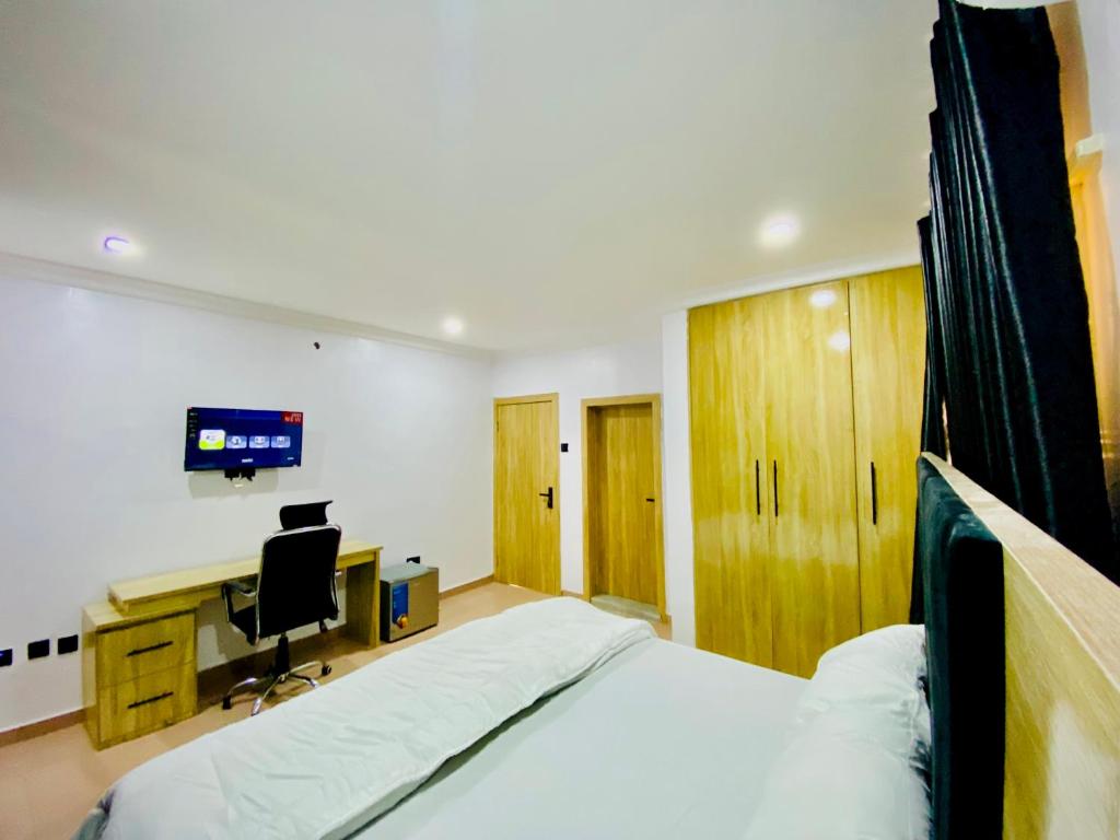 TV a/nebo společenská místnost v ubytování Lagos Peninsula Homes