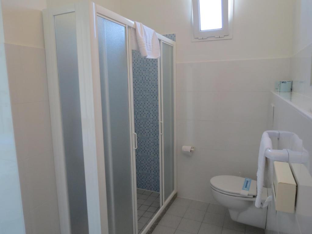 Koupelna v ubytování Hotel Gemini