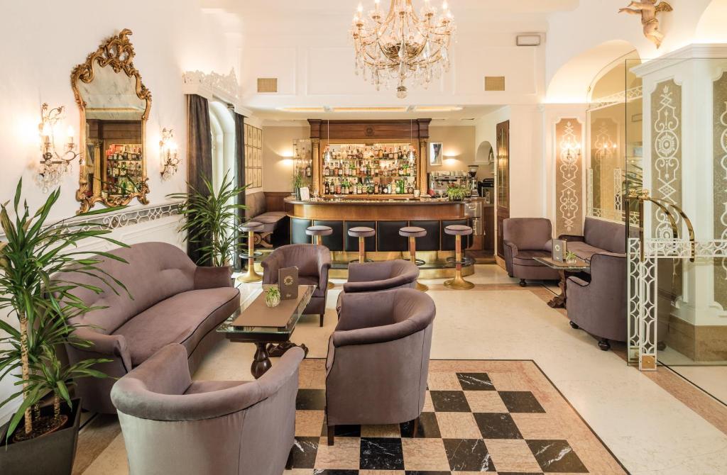 Posezení v ubytování Classic Hotel Meranerhof