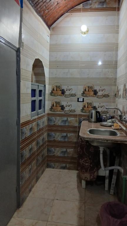 Kuchyň nebo kuchyňský kout v ubytování Ezzo Nubian guest house