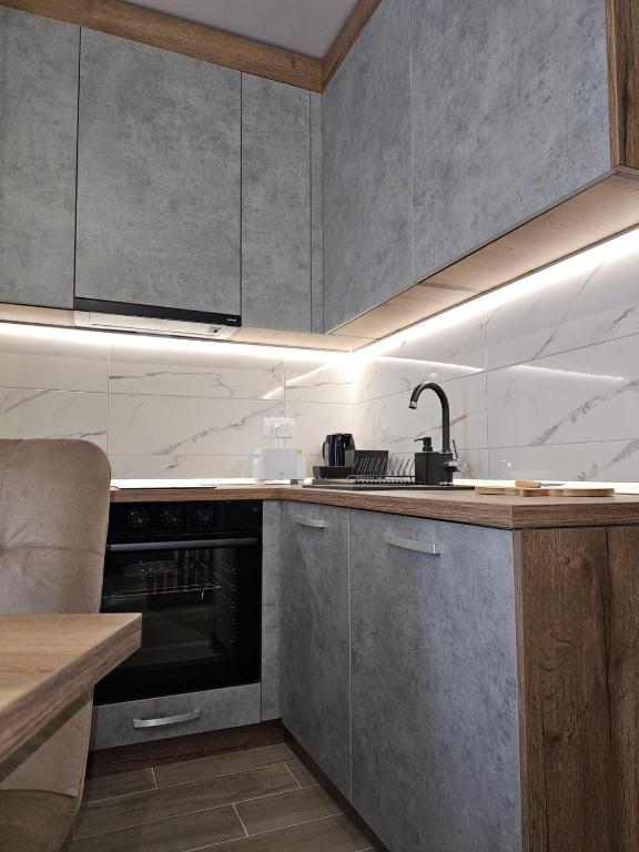 Kuchyň nebo kuchyňský kout v ubytování Friends Apartmani - Broj 2