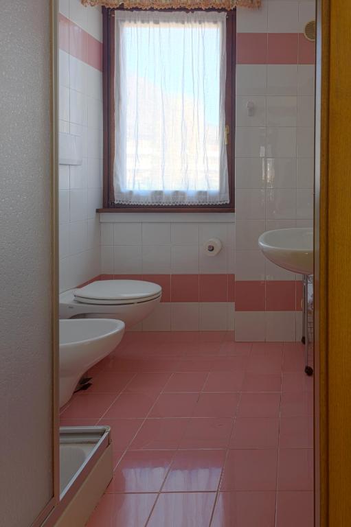Koupelna v ubytování Chalet La Felce