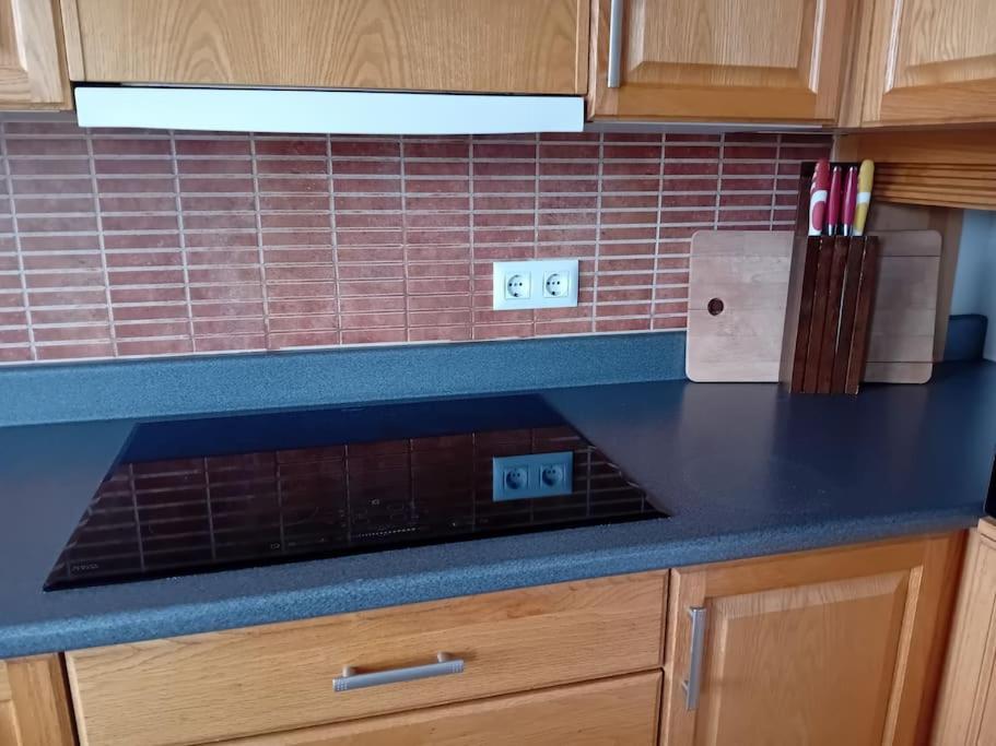 Kuchyň nebo kuchyňský kout v ubytování Hóll Guesthouse