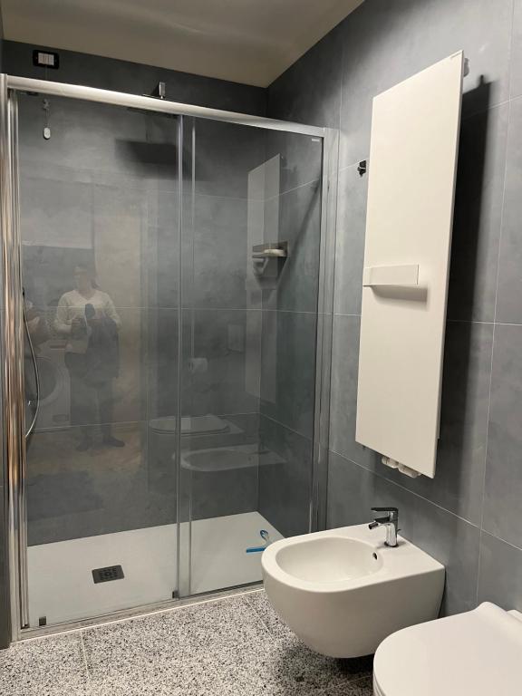 Koupelna v ubytování Palazzo Righi