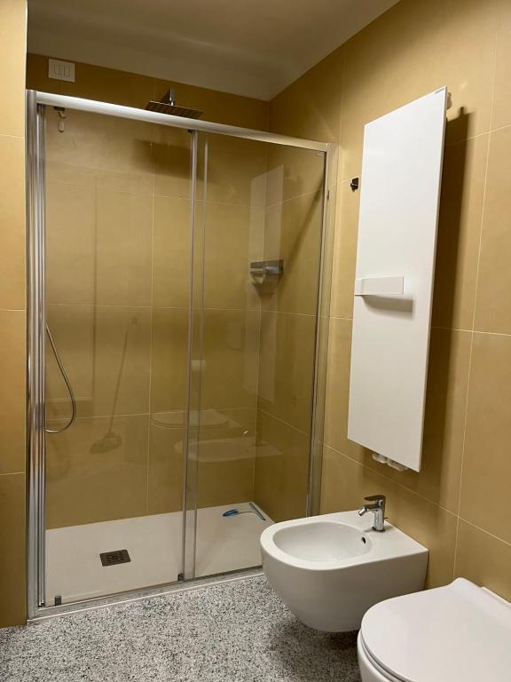 Koupelna v ubytování Palazzo Righi