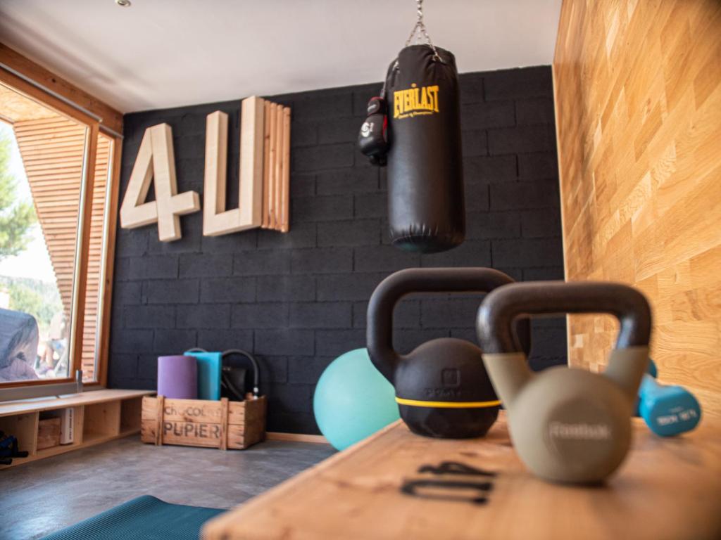 Fitness centrum a/nebo fitness zařízení v ubytování 4u Bed & Spa