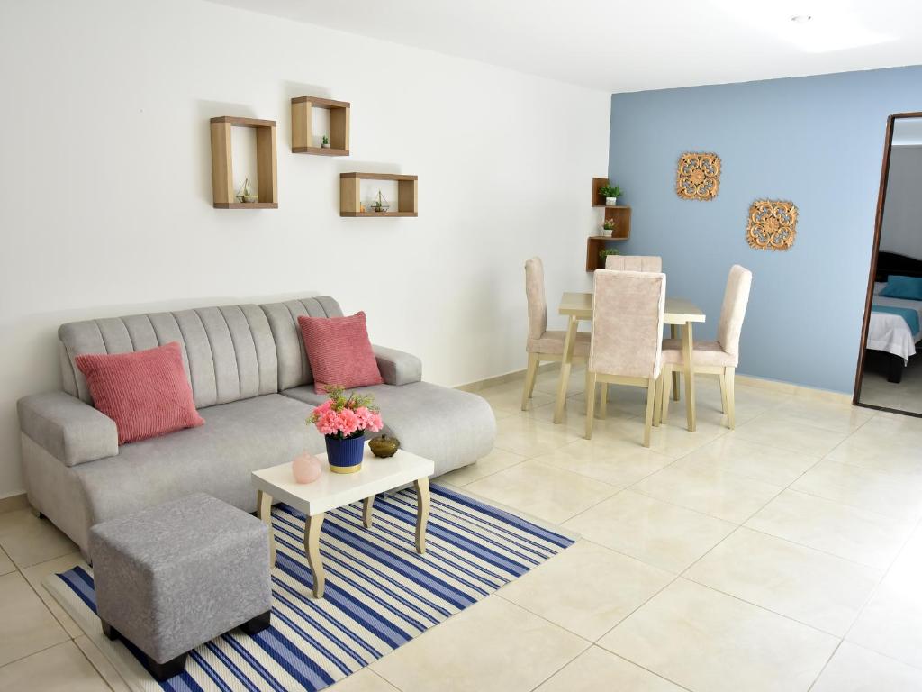Posezení v ubytování Hotel Iguaraya Inn
