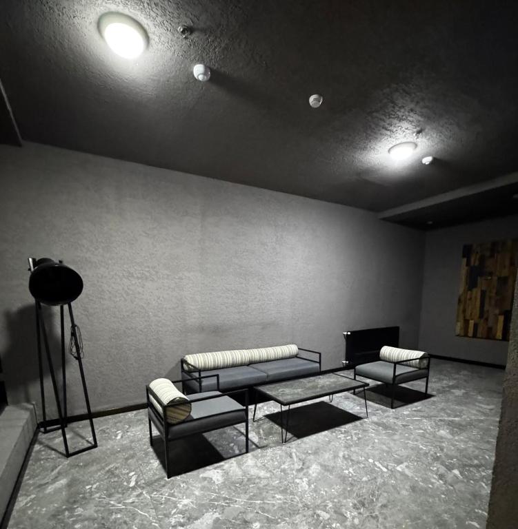 Posezení v ubytování Room 416