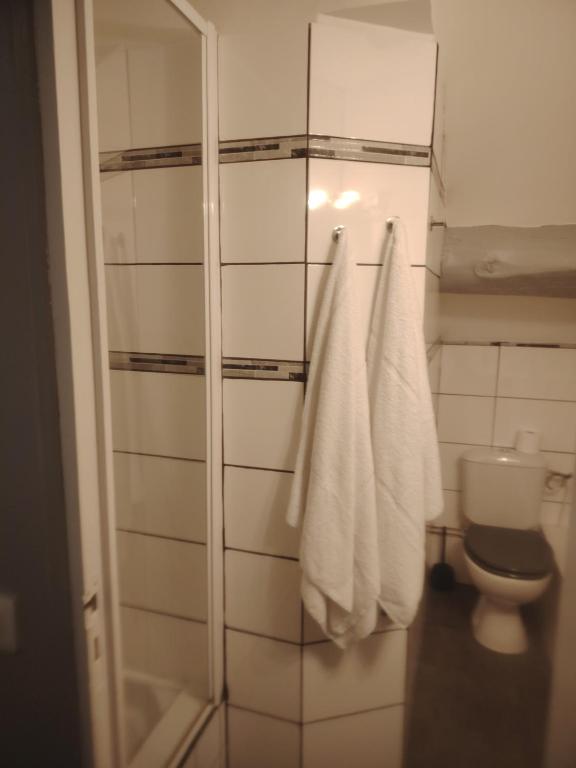 Koupelna v ubytování Le Declic