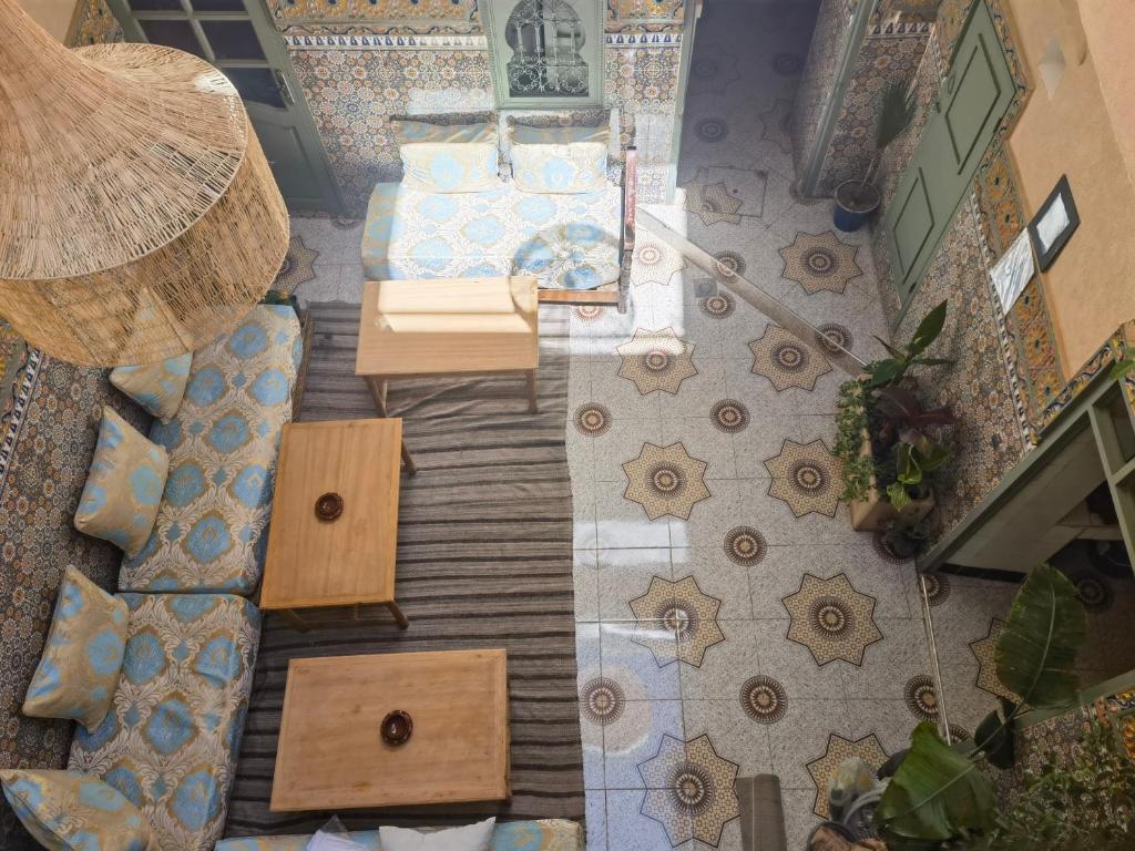 Posezení v ubytování Medina Oasis Hostel