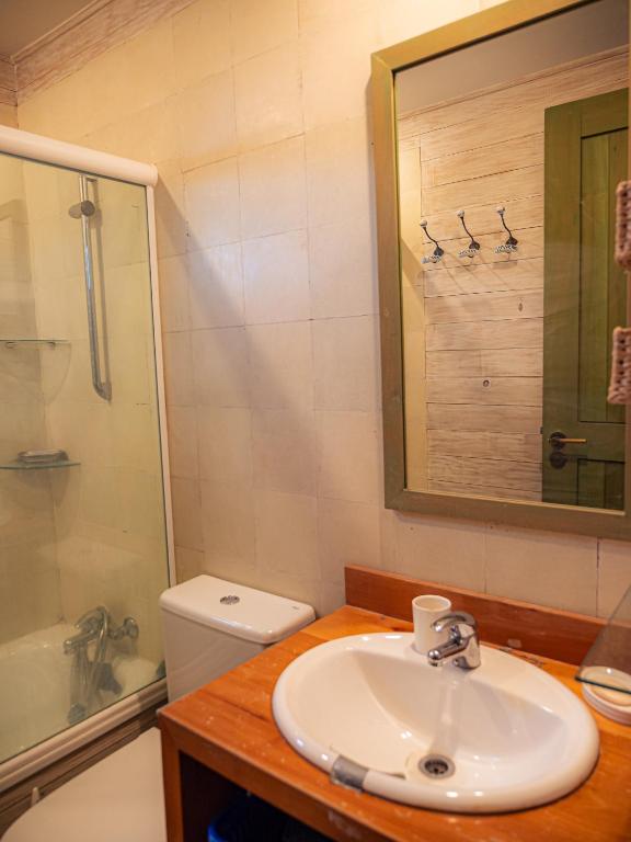 Koupelna v ubytování Casa Cóndor