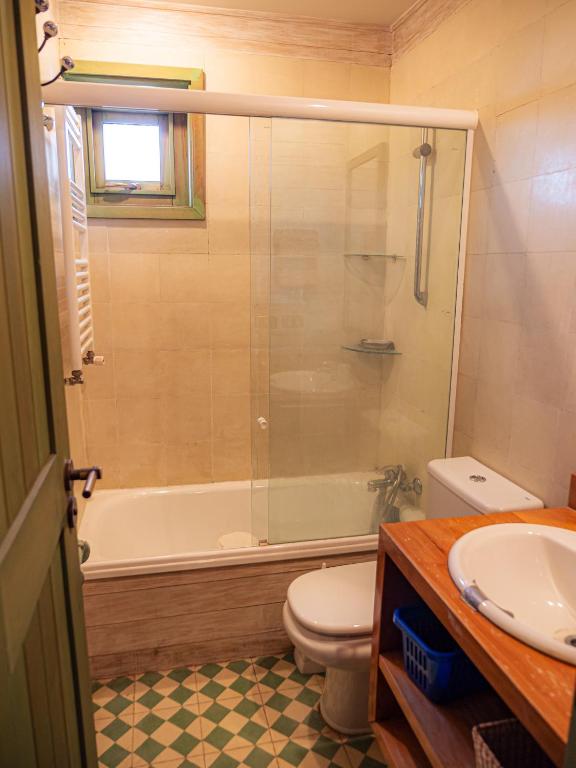Koupelna v ubytování Casa Cóndor