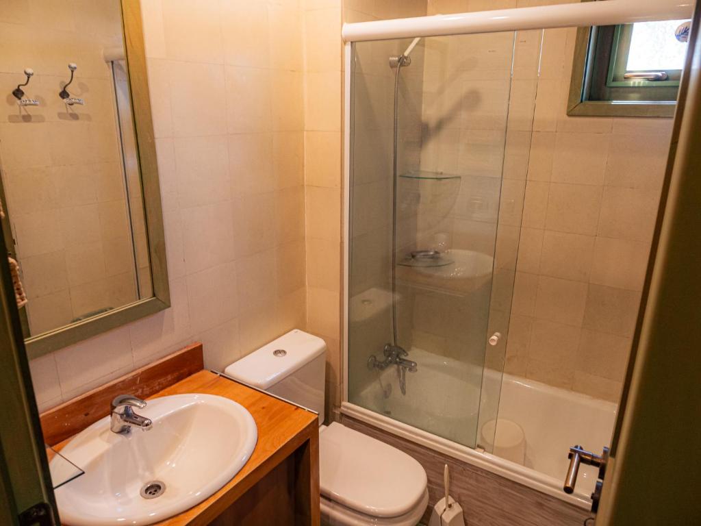 Koupelna v ubytování Casa Cóndor