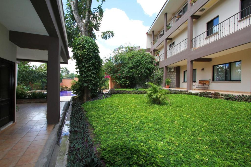Zahrada ubytování Plaza Magdalena Hotel