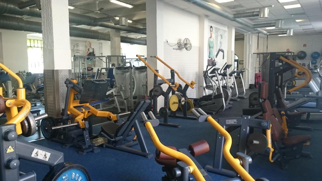 Fitness centrum a/nebo fitness zařízení v ubytování Hotel Bow Garden