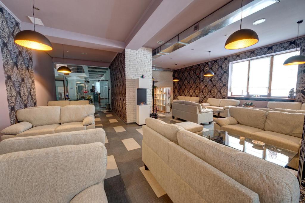 Posezení v ubytování Hotel Skilandhouse