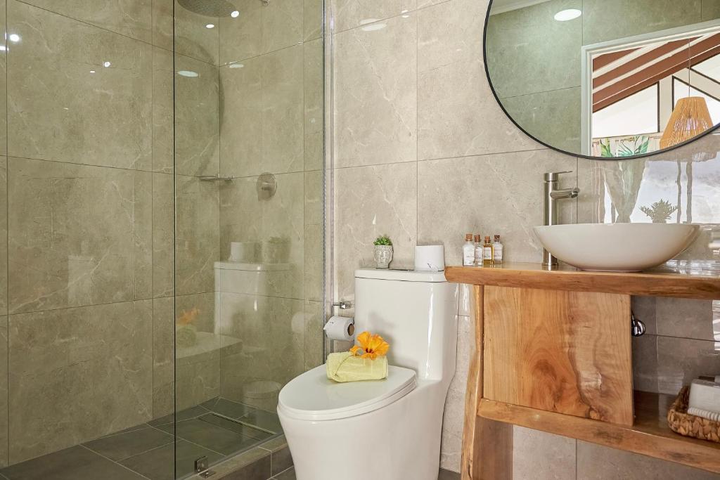 Koupelna v ubytování Tahai Loft Apart Hotel