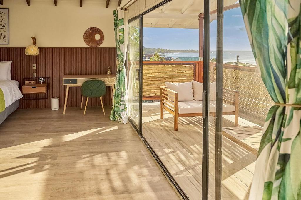 Balkón nebo terasa v ubytování Tahai Loft Apart Hotel