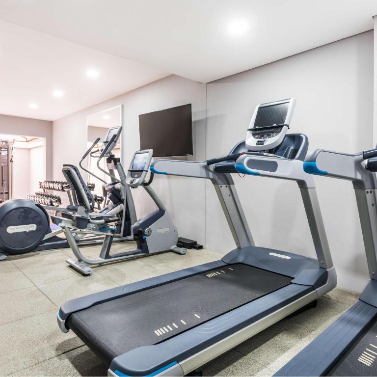 Fitness centrum a/nebo fitness zařízení v ubytování Cosmos 100 Hotel & Centro de Convenciones - Hoteles Cosmos