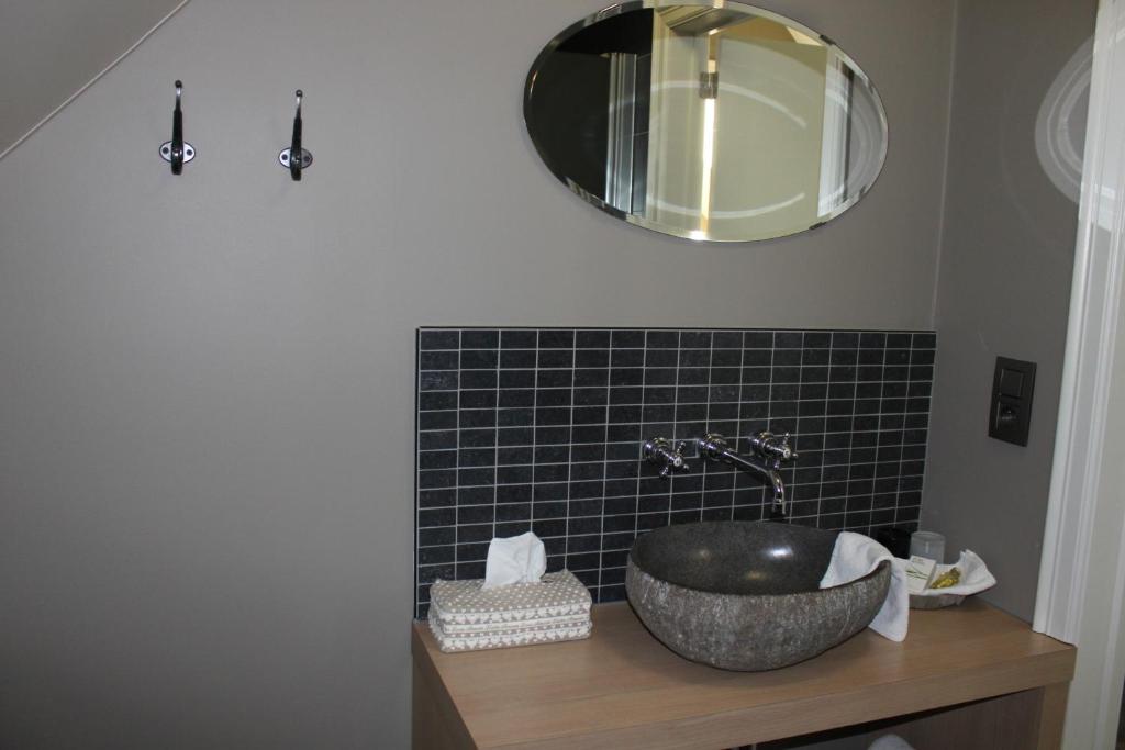 Koupelna v ubytování B&B de Rijcke Rust