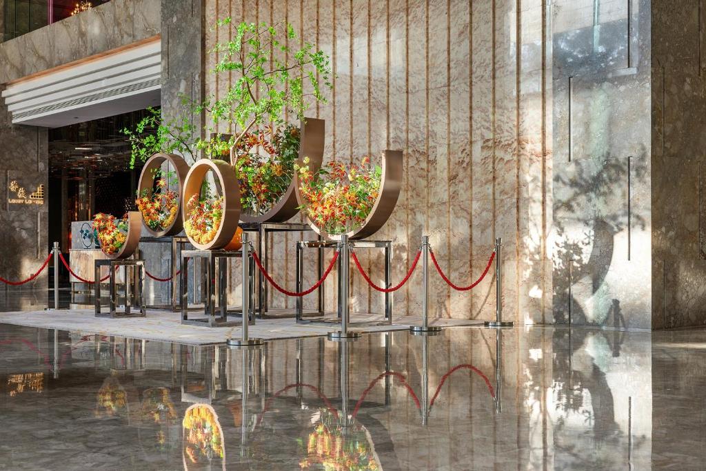 Restaurace v ubytování Juntai Hotel Xiamen