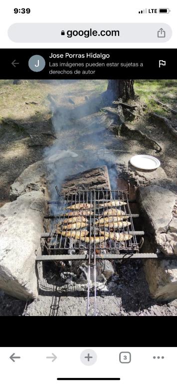 A nyaralóban sütögetési lehetőséget kínál a vendégeknek