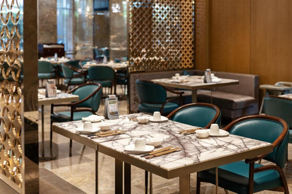 Restaurace v ubytování Juntai Hotel Xiamen
