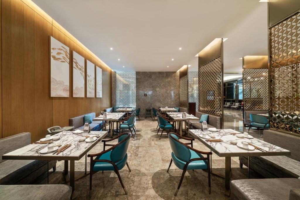 Posezení v ubytování Juntai Hotel Xiamen